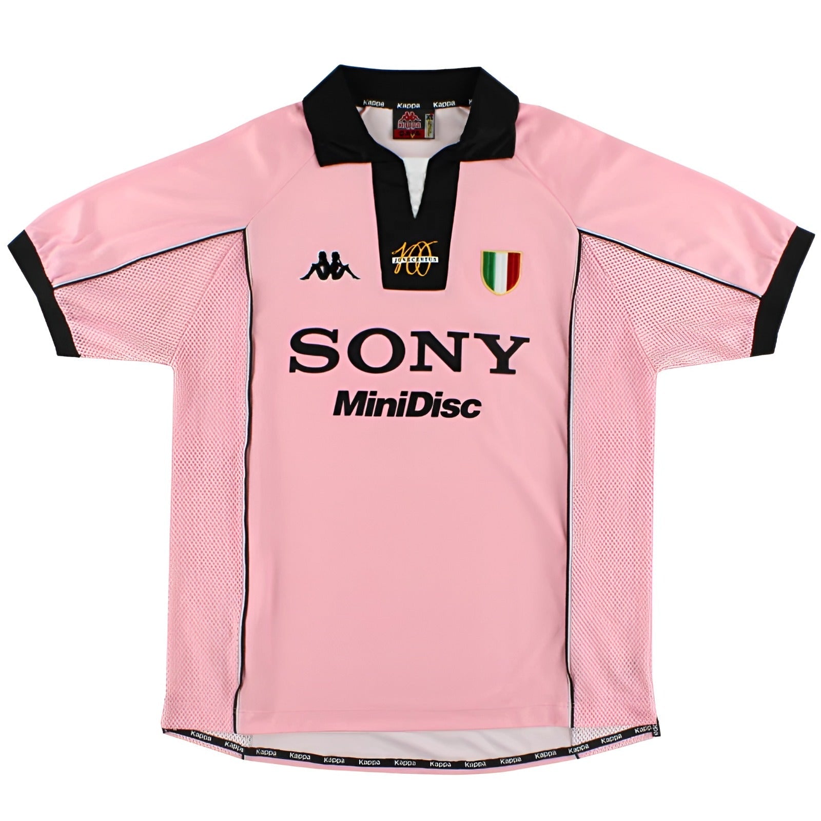 Retro 1997-98 Juventus Pink Centenary Away  Football Shirt