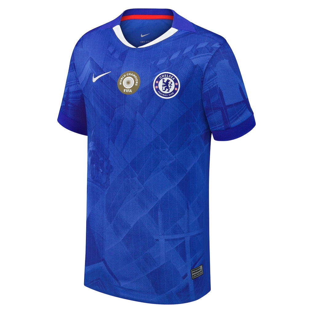 Chelsea 2025/26 Home Jersey with World Champions Badge