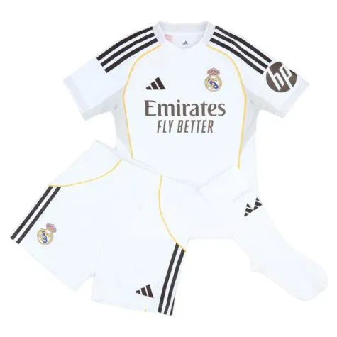 Real Madrid 2025/26  Home Kids Kit